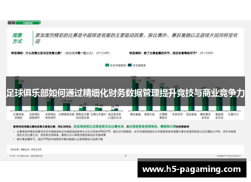 足球俱乐部如何通过精细化财务数据管理提升竞技与商业竞争力